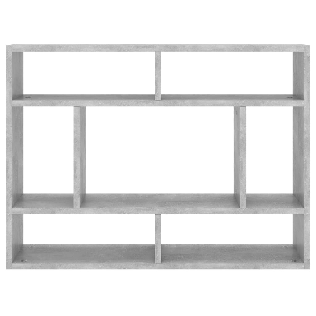 Wandschap 75x16x55 cm bewerkt hout betongrijs is nu te koop bij PeponiXL, paradijselijk wonen!