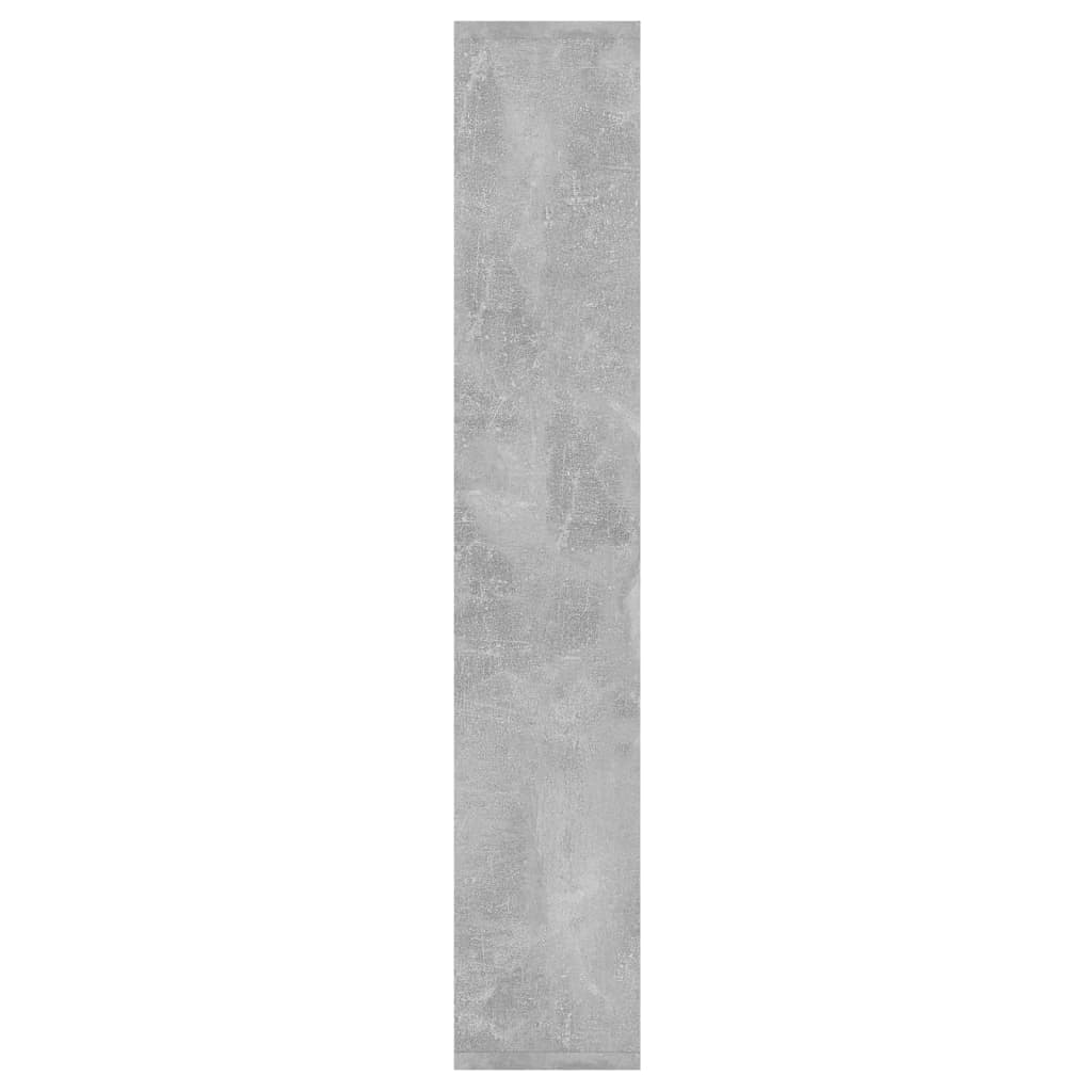 Wandschap 36x16x90 cm bewerkt hout betongrijs is nu te koop bij PeponiXL, paradijselijk wonen!