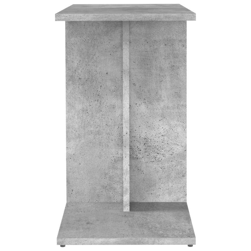 Bijzettafel 50x30x50 cm bewerkt hout betongrijs is nu te koop bij PeponiXL, paradijselijk wonen!