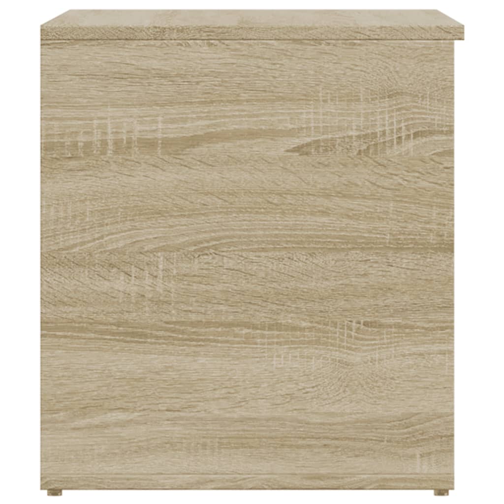 Opbergkist 84x42x46 cm bewerkt hout sonoma eikenkleurig is nu te koop bij PeponiXL, paradijselijk wonen!
