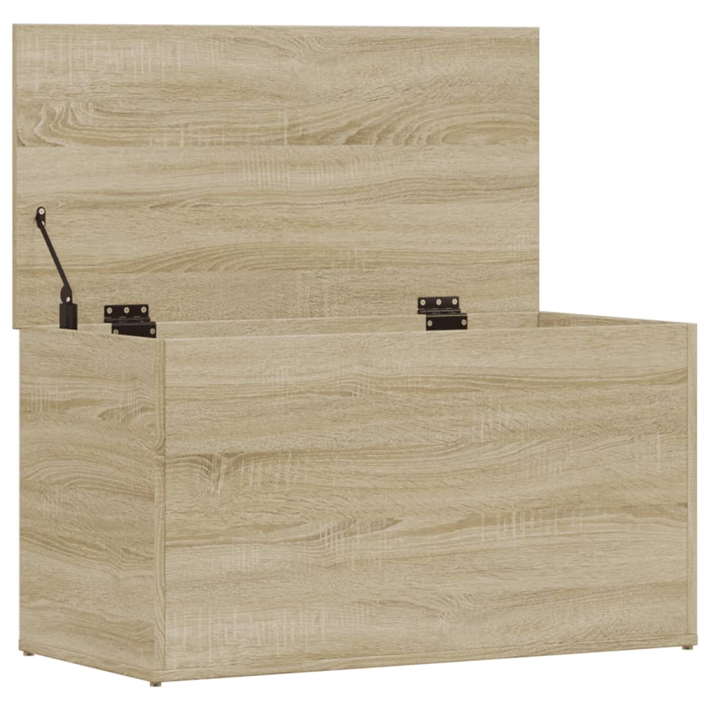 Opbergkist 84x42x46 cm bewerkt hout sonoma eikenkleurig is nu te koop bij PeponiXL, paradijselijk wonen!