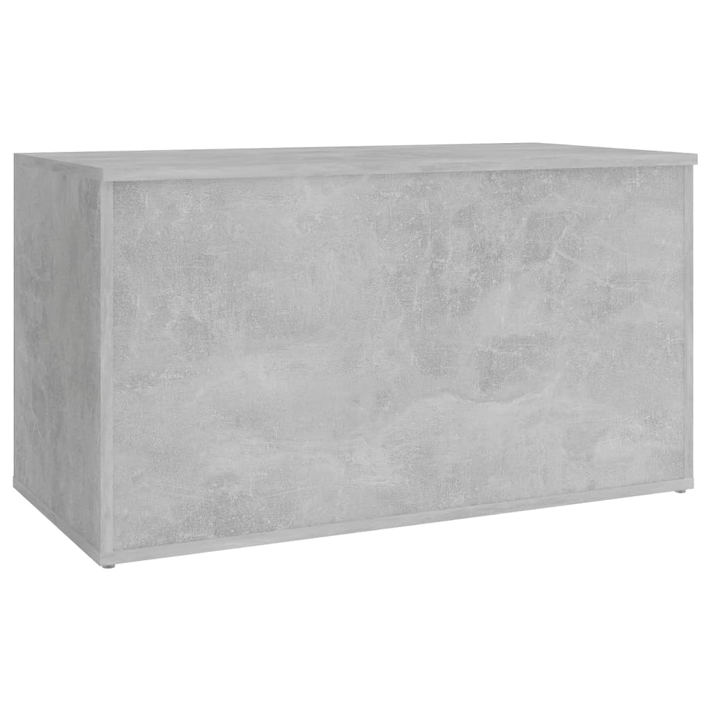 Opbergkist 84x42x46 cm bewerkt hout betongrijs is nu te koop bij PeponiXL, paradijselijk wonen!