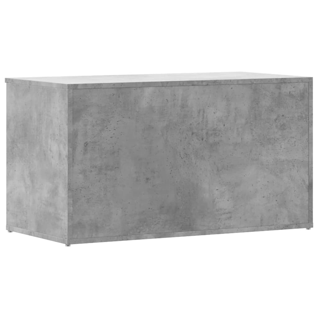 Opbergkist 84x42x46 cm bewerkt hout betongrijs is nu te koop bij PeponiXL, paradijselijk wonen!