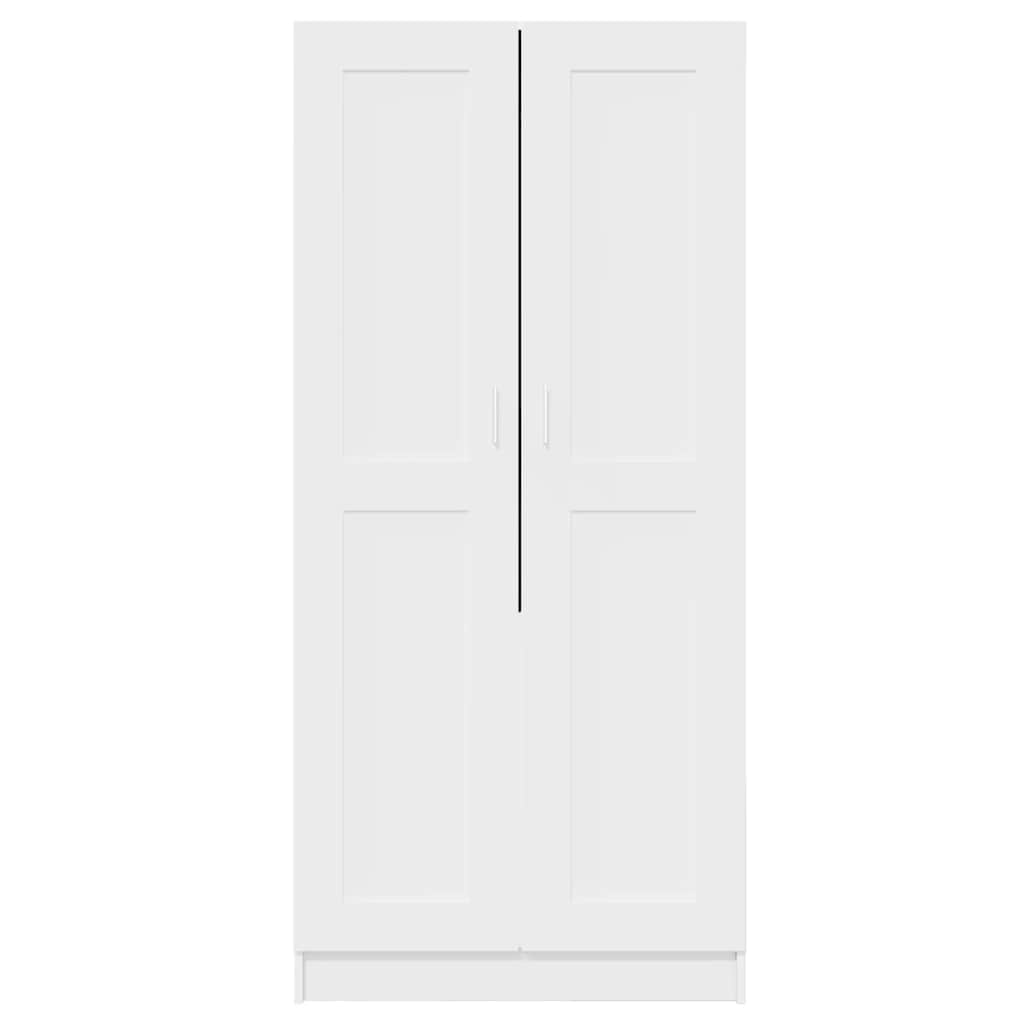 Kledingkast 82,5x51,5x180 cm bewerkt hout wit is nu te koop bij PeponiXL, paradijselijk wonen!