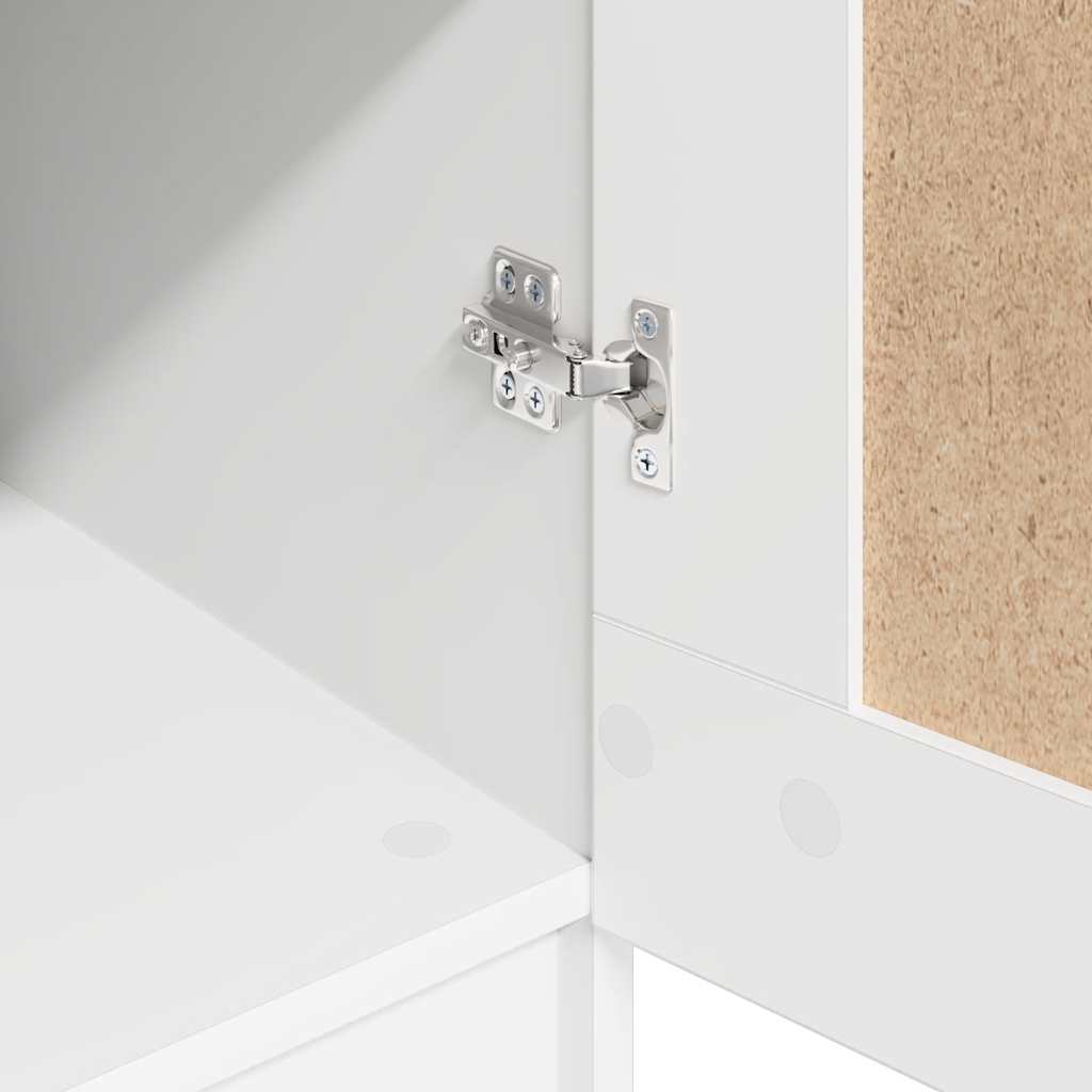 Kledingkast 82,5x51,5x180 cm bewerkt hout wit is nu te koop bij PeponiXL, paradijselijk wonen!