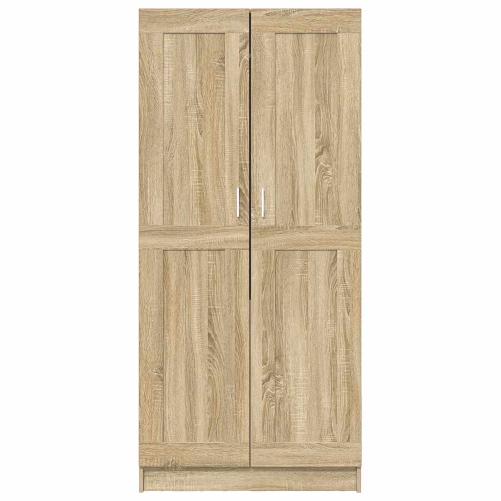Kledingkast 82,5x51,5x180 cm bewerkt hout sonoma eikenkleurig is nu te koop bij PeponiXL, paradijselijk wonen!
