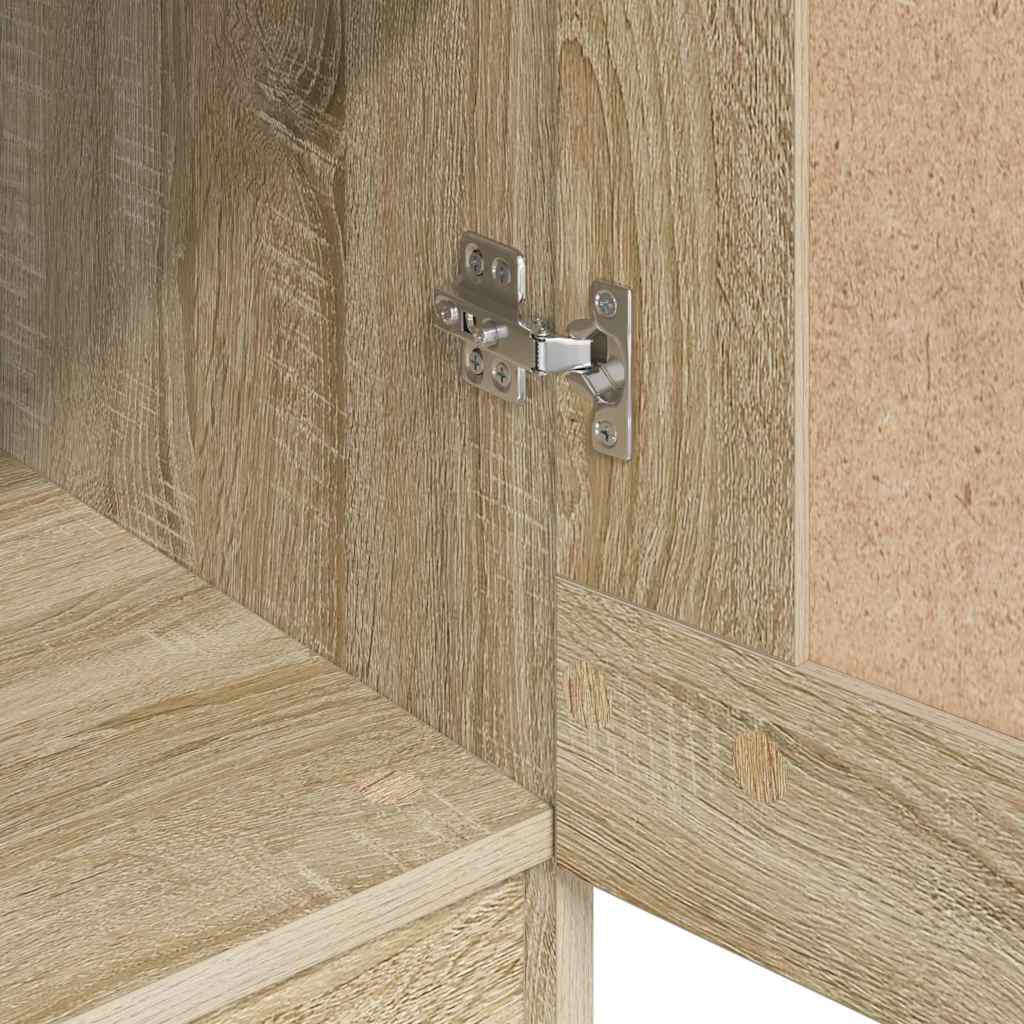 Kledingkast 82,5x51,5x180 cm bewerkt hout sonoma eikenkleurig is nu te koop bij PeponiXL, paradijselijk wonen!