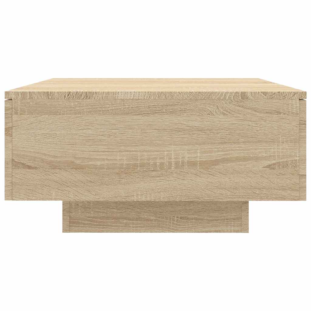 Salontafel 90x60x31 cm bewerkt hout sonoma eikenkleurig is nu te koop bij PeponiXL, paradijselijk wonen!