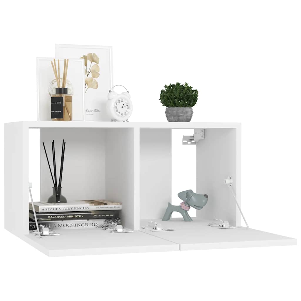 Tv-hangmeubel 60x30x30 cm wit is nu te koop bij PeponiXL, paradijselijk wonen!