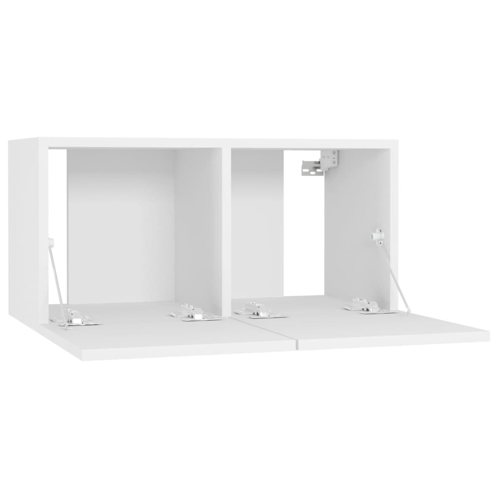 TV-hangkasten 3 st 60x30x30 cm wit is nu te koop bij PeponiXL, paradijselijk wonen!