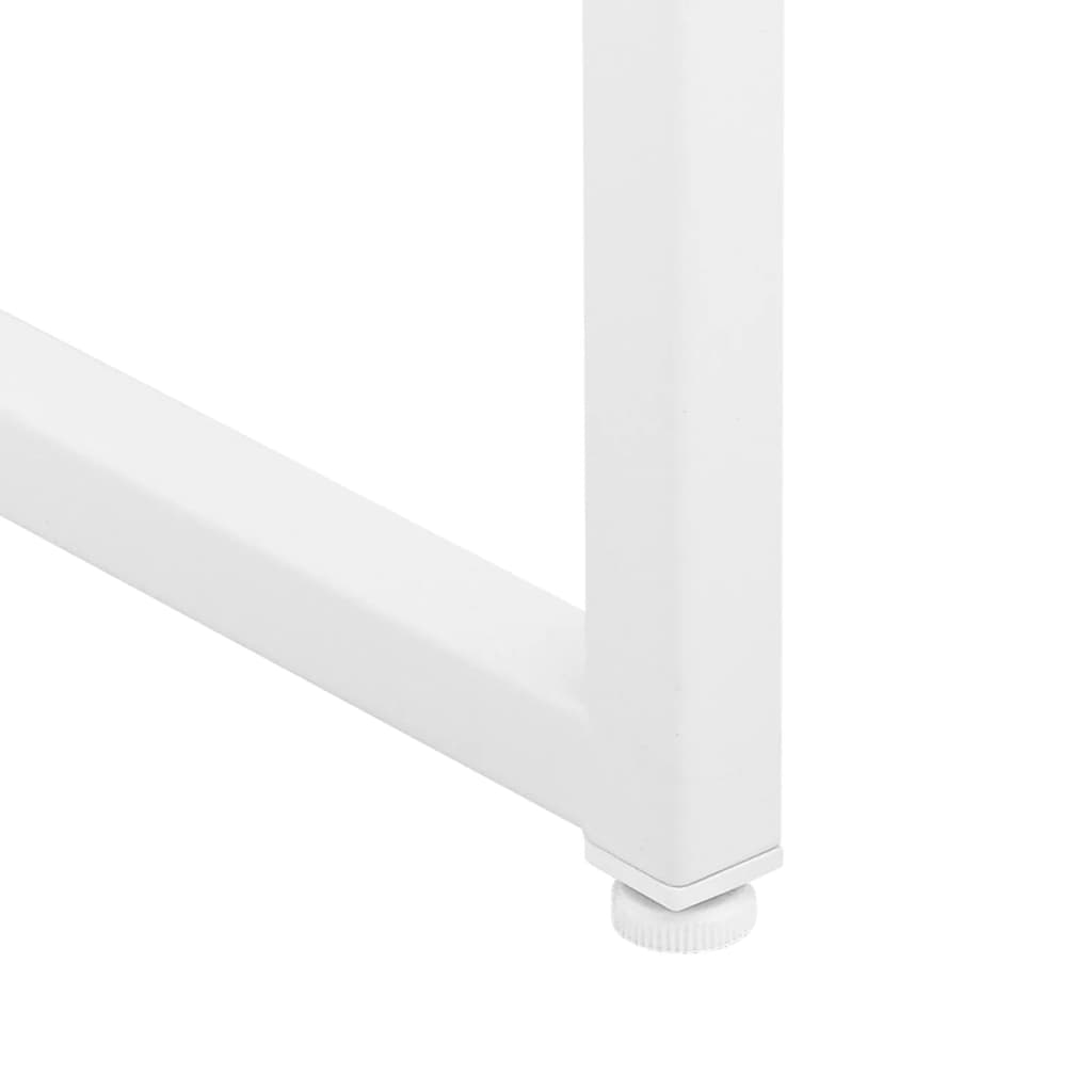 Hoge kast 80x35x100 cm staal wit