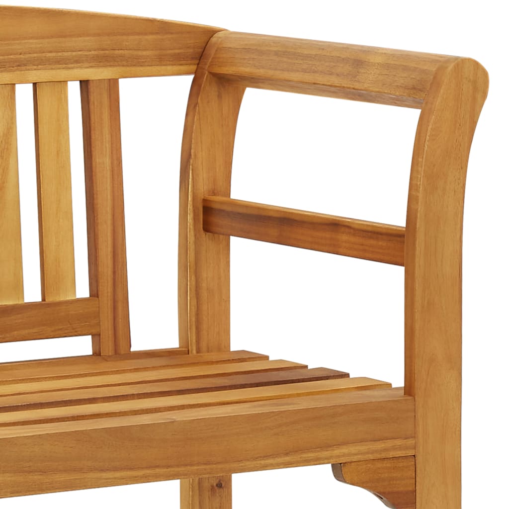 Tuinbank 114 cm massief acaciahout is nu te koop bij PeponiXL, paradijselijk wonen!