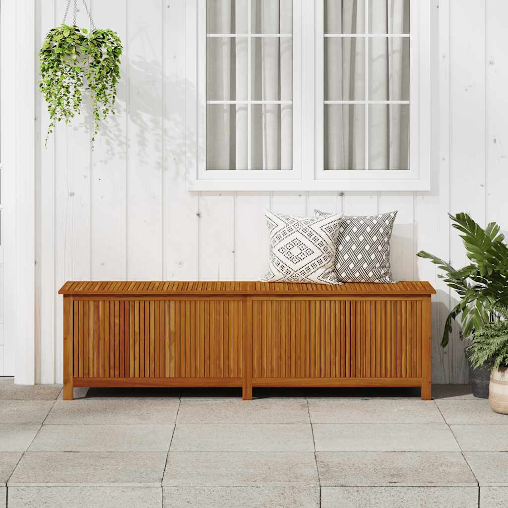 Tuinbox 200x50x58 cm massief acaciahout is nu te koop bij PeponiXL, paradijselijk wonen!