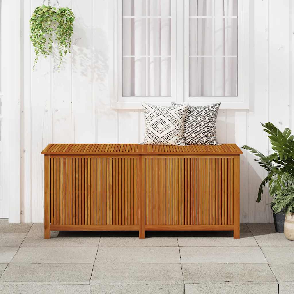 Tuinbox 175x80x75 cm massief acaciahout is nu te koop bij PeponiXL, paradijselijk wonen!