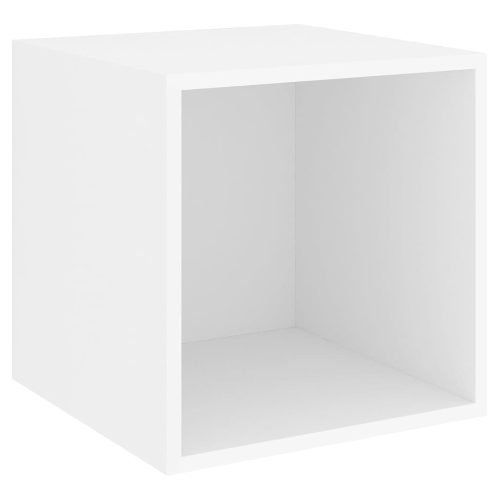 5-delige Tv-meubelset bewerkt hout wit is nu te koop bij PeponiXL, paradijselijk wonen!