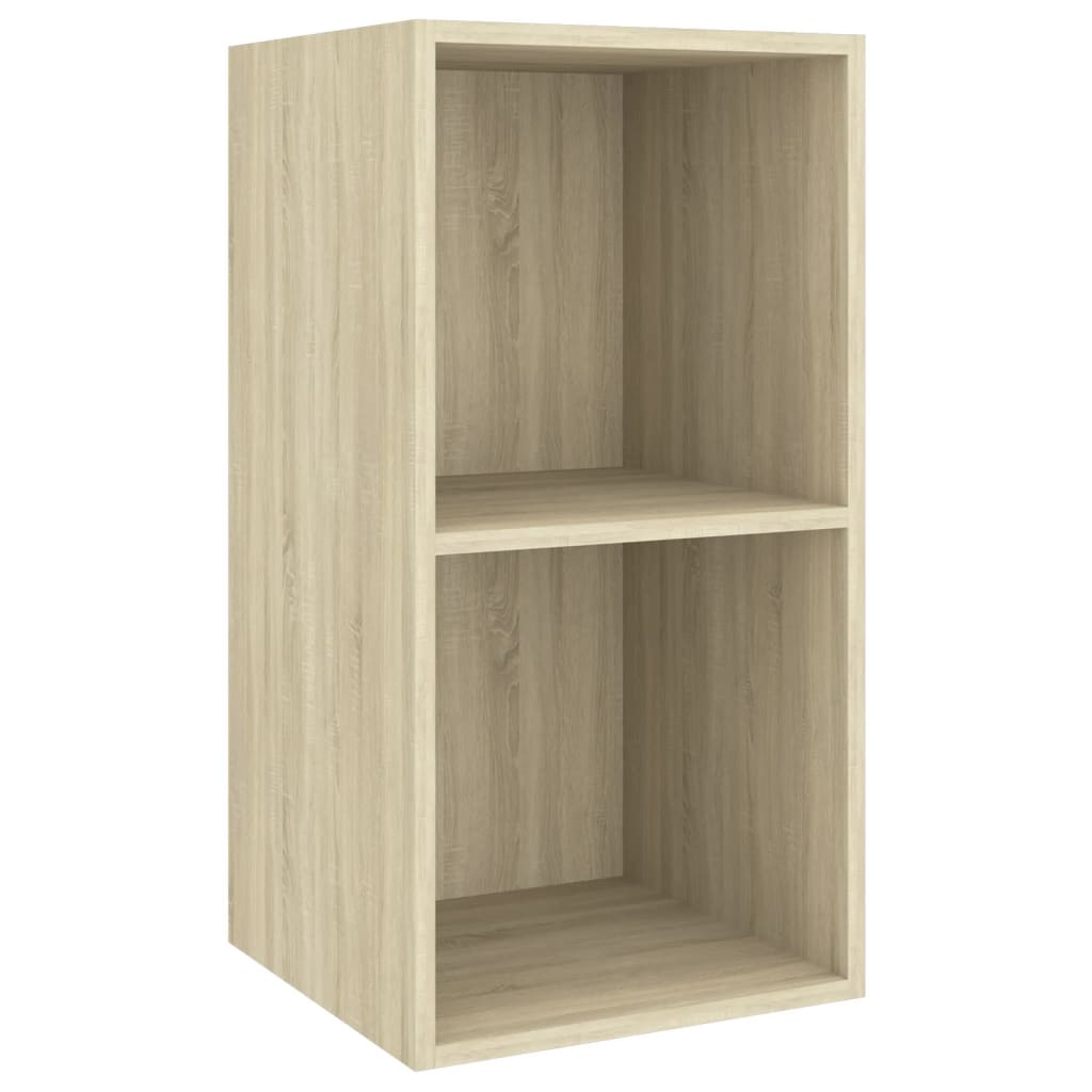 4-delige Tv-meubelset bewerkt hout sonoma eikenkleurig is nu te koop bij PeponiXL, paradijselijk wonen!