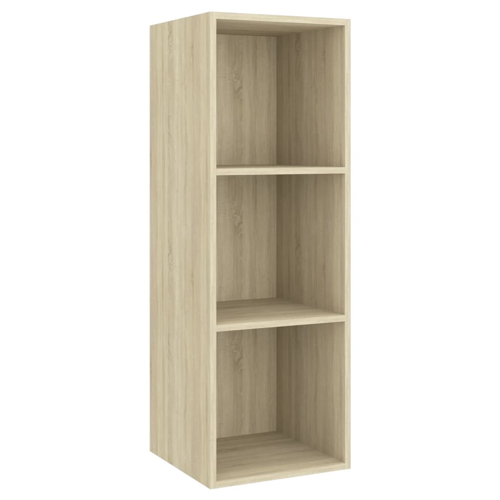 4-delige Tv-meubelset bewerkt hout sonoma eikenkleurig is nu te koop bij PeponiXL, paradijselijk wonen!