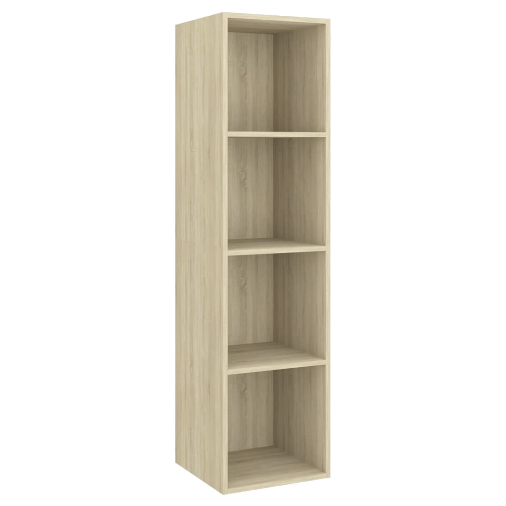 3-delige Tv-meubelset spaanplaat sonoma eikenkleurig is nu te koop bij PeponiXL, paradijselijk wonen!