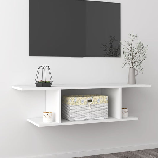 Tv-wandmeubel 103x30x26,5 cm wit is nu te koop bij PeponiXL, paradijselijk wonen!