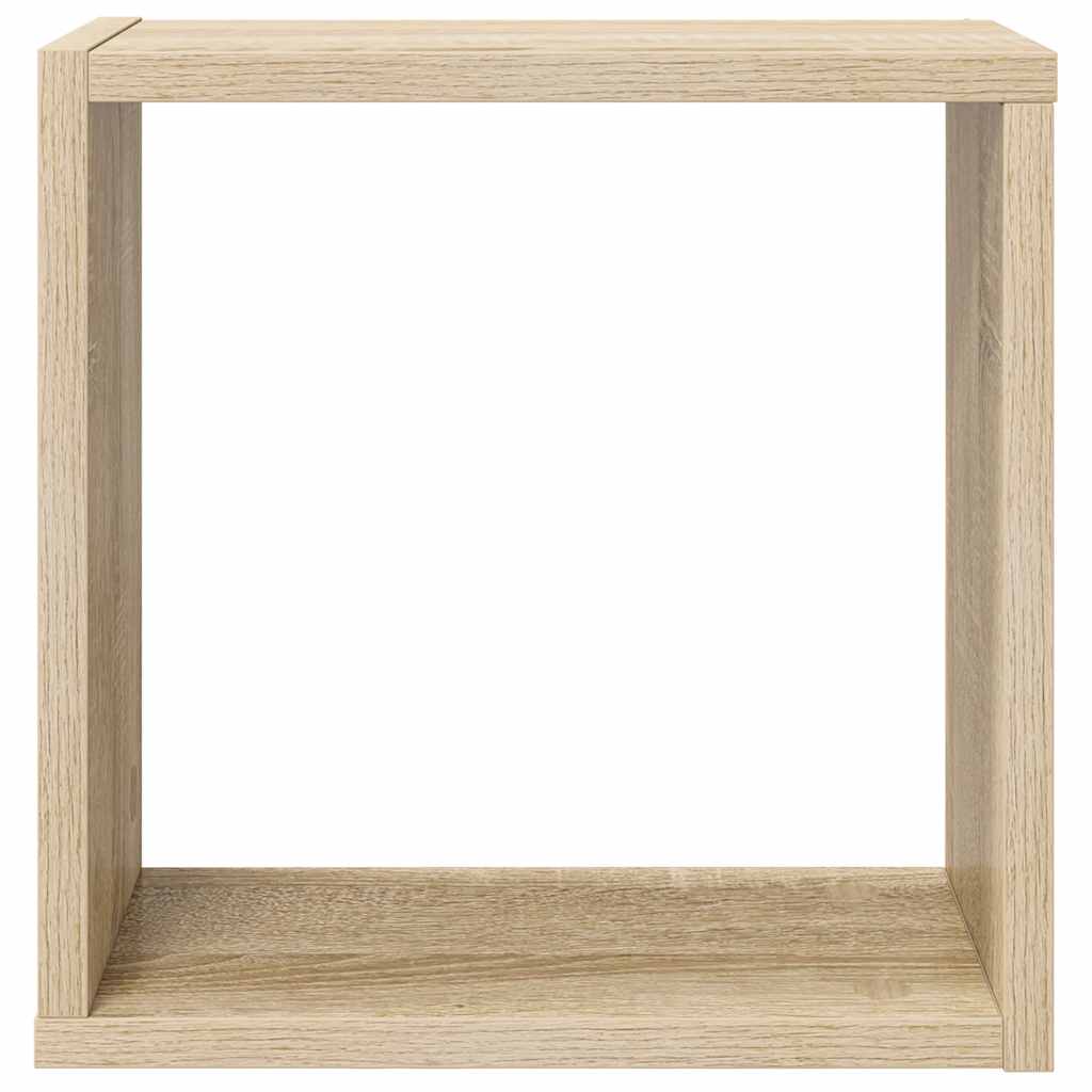 Wandschappen kubus 6 st 30x15x30 cm sonoma eikenkleurig is nu te koop bij PeponiXL, paradijselijk wonen!