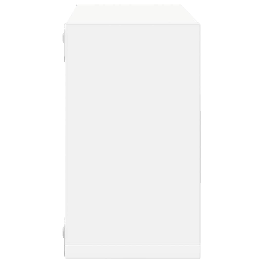 Wandschappen kubus 2 st 26x15x26 cm wit is nu te koop bij PeponiXL, paradijselijk wonen!