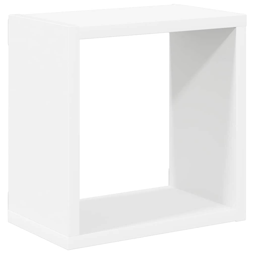 Wandschappen kubus 6 st 26x15x26 cm wit is nu te koop bij PeponiXL, paradijselijk wonen!