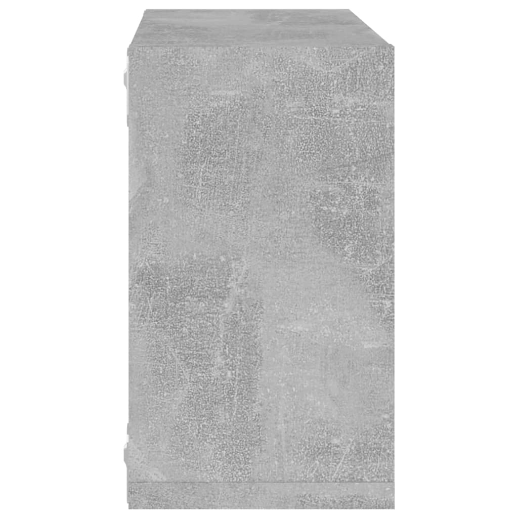 Wandschappen kubus 4 st 26x15x26 cm betongrijs is nu te koop bij PeponiXL, paradijselijk wonen!
