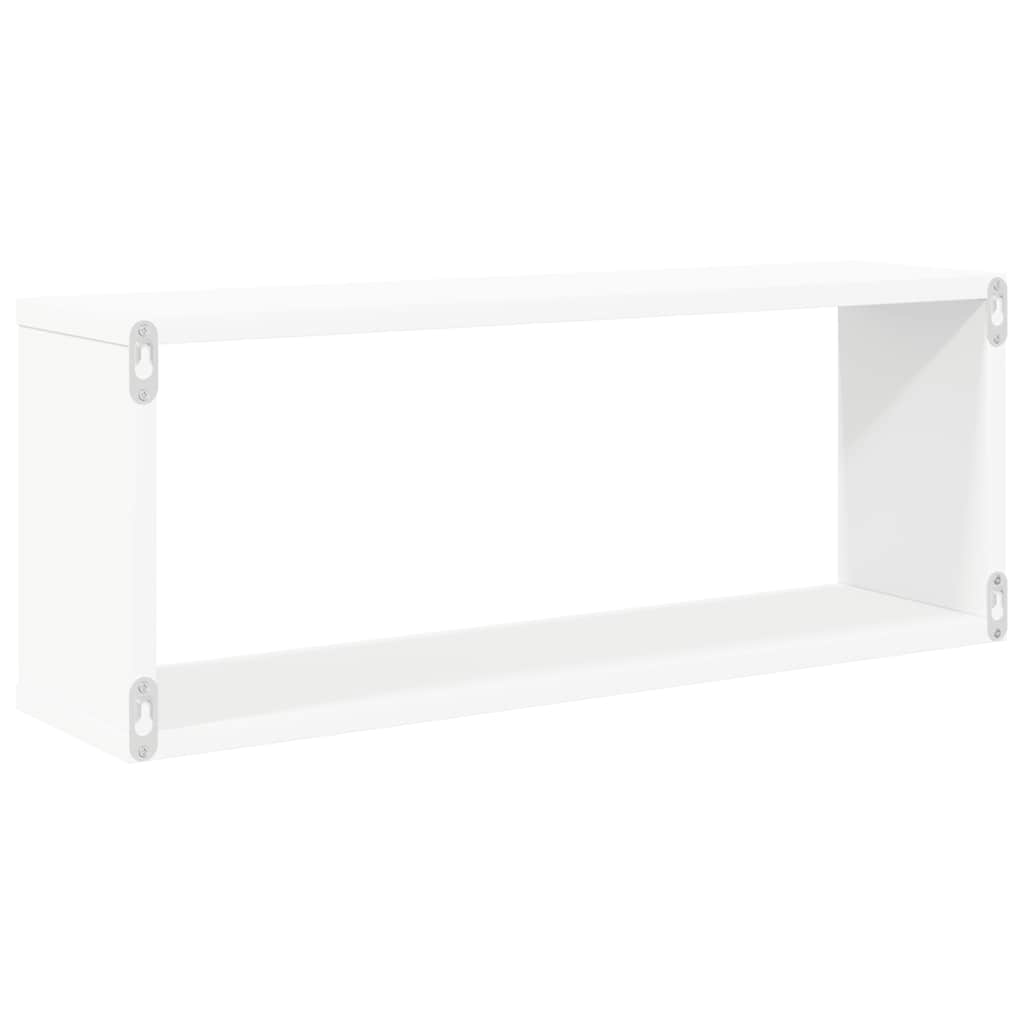 Wandschappen kubus 6 st 60x15x23 cm spaanplaat wit is nu te koop bij PeponiXL, paradijselijk wonen!