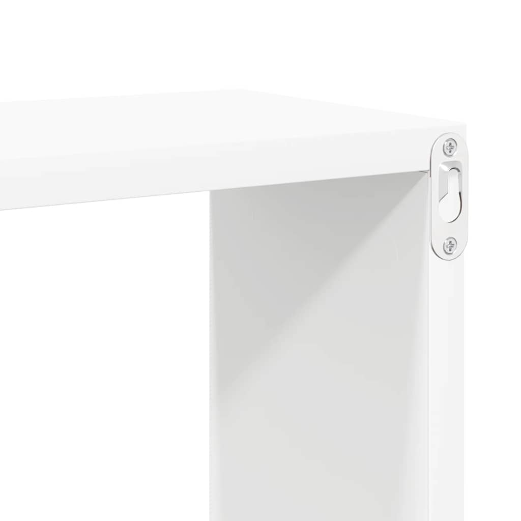 Wandschappen kubus 6 st 60x15x23 cm spaanplaat wit is nu te koop bij PeponiXL, paradijselijk wonen!