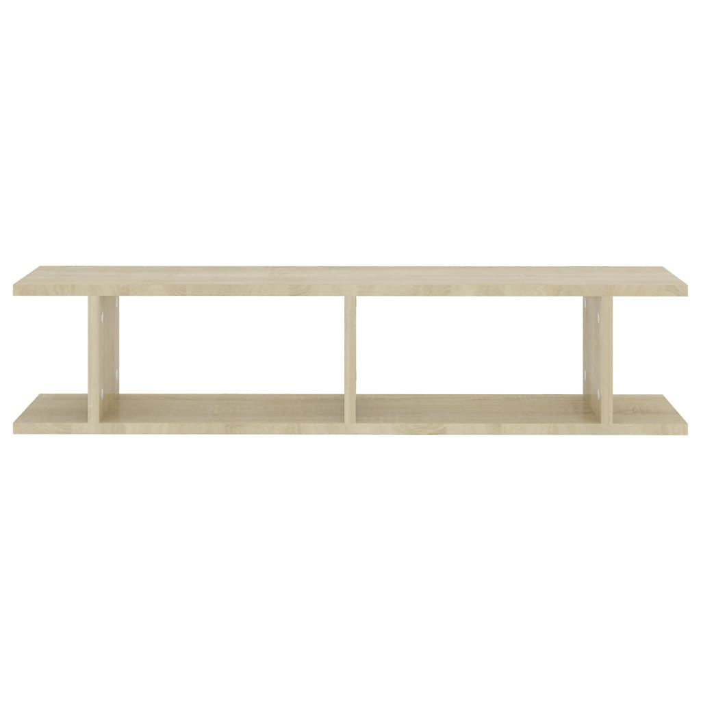 Wandschappen 2 st 90x18x20 cm bewerkt hout sonoma eikenkleurig is nu te koop bij PeponiXL, paradijselijk wonen!