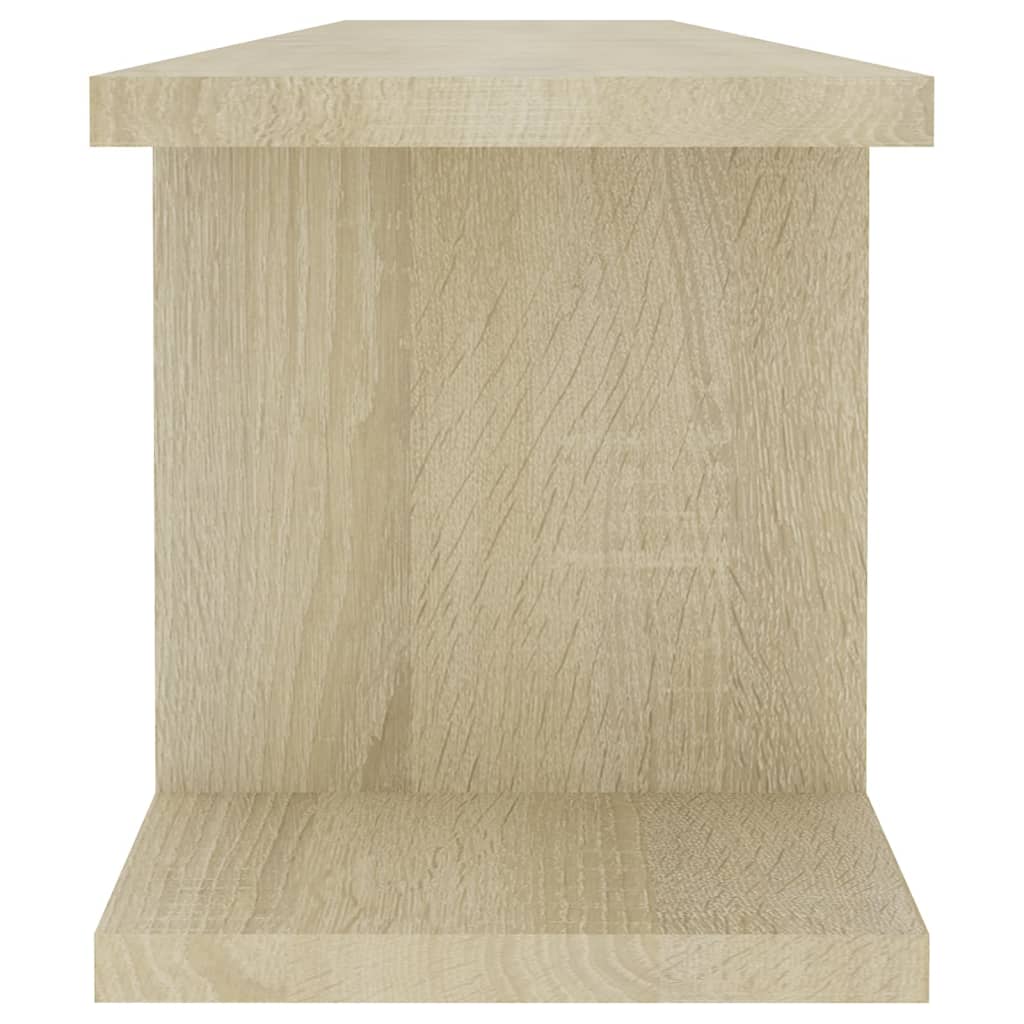 Wandschappen 2 st 90x18x20 cm bewerkt hout sonoma eikenkleurig is nu te koop bij PeponiXL, paradijselijk wonen!