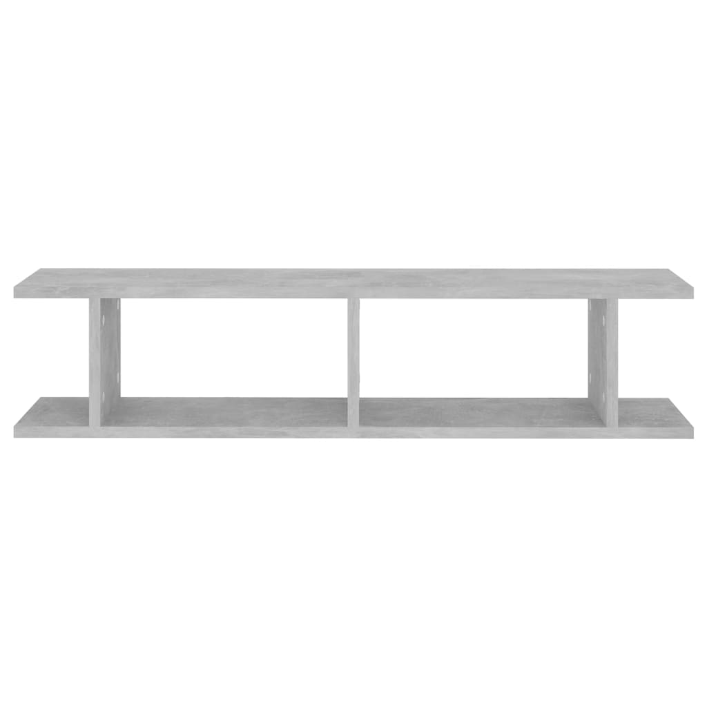 Wandschappen 2 st 90x18x20 cm bewerkt hout betongrijs is nu te koop bij PeponiXL, paradijselijk wonen!