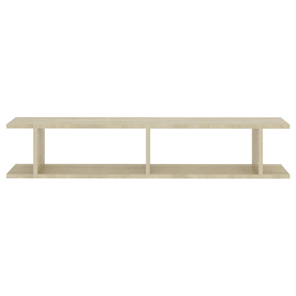 Wandschappen 2 st 105x18x20 cm bewerkt hout sonoma eikenkleurig is nu te koop bij PeponiXL, paradijselijk wonen!