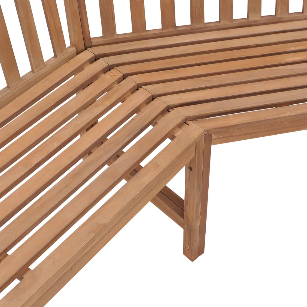 Tuinhoekbank 185x185x90 cm massief teakhout is nu te koop bij PeponiXL, paradijselijk wonen!