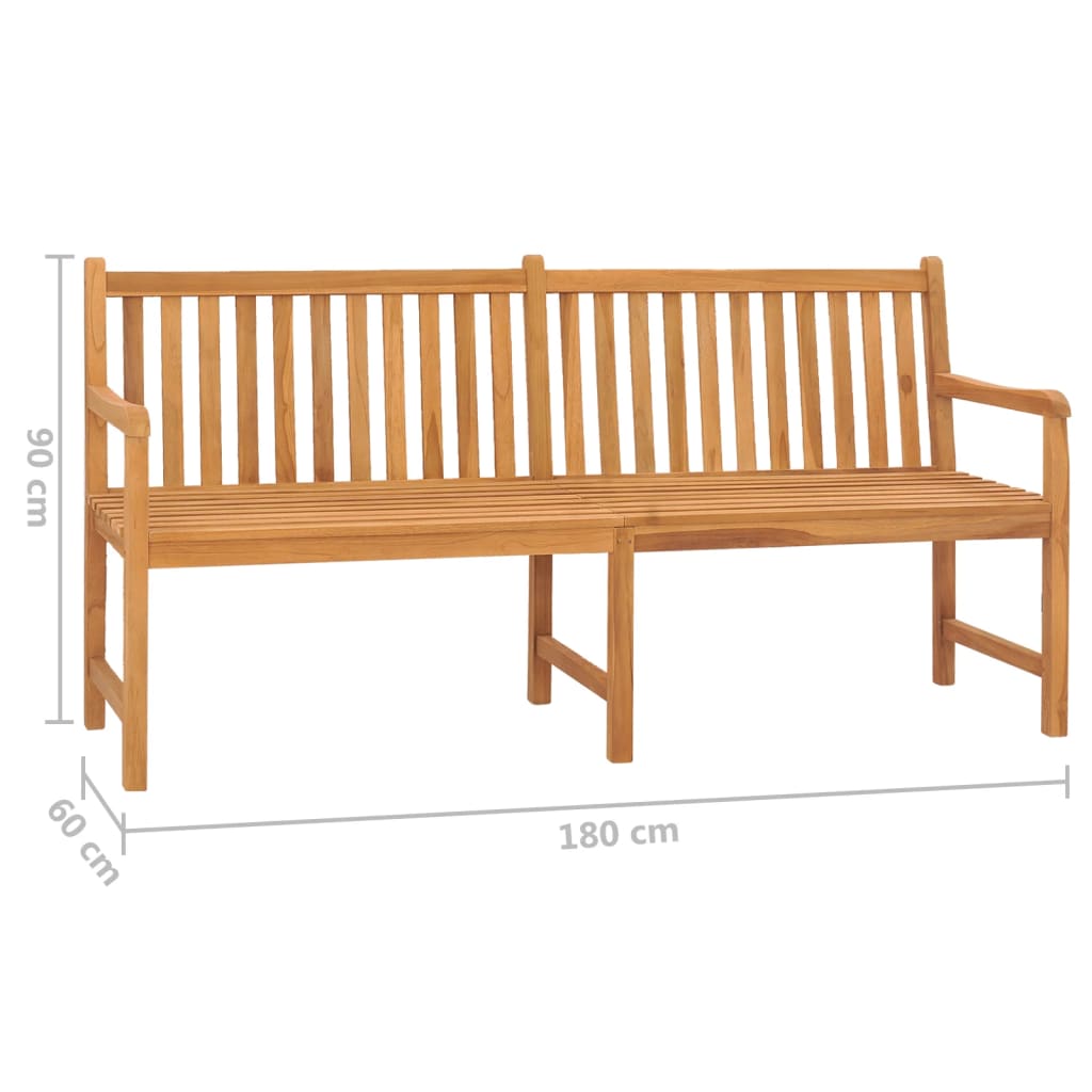Tuinbank 180 cm massief teakhout is nu te koop bij PeponiXL, paradijselijk wonen!