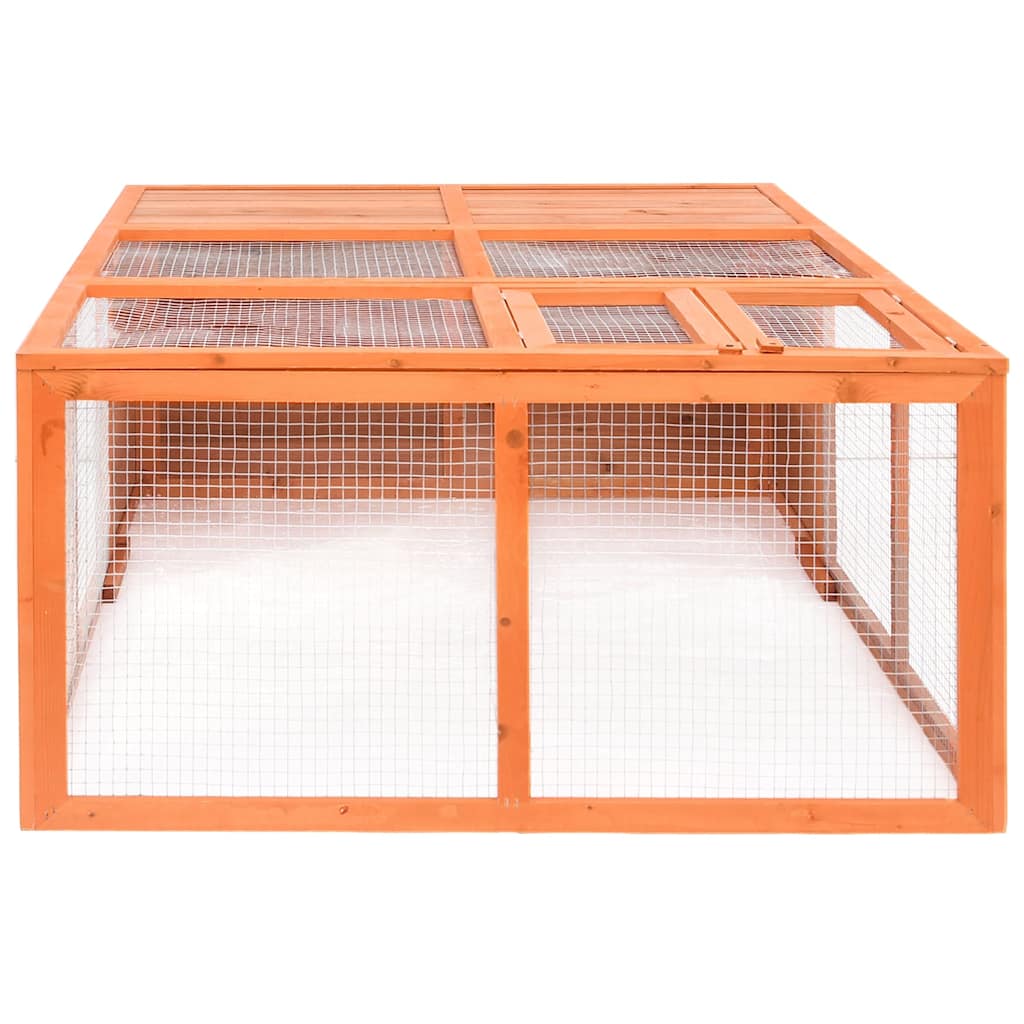 Dierenhok voor buiten 150x100x50 cm massief vurenhout is nu te koop bij PeponiXL, paradijselijk wonen!