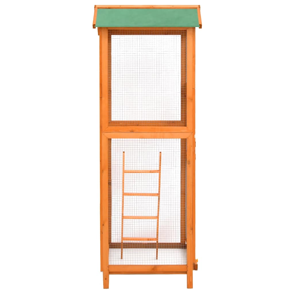 Vogelkooi 68x62x166 cm massief vurenhout is nu te koop bij PeponiXL, paradijselijk wonen!