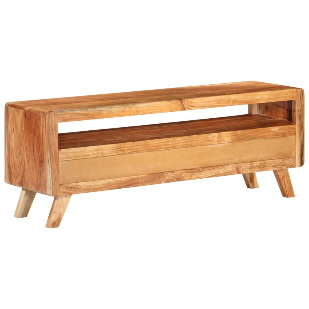 Tv-meubel 110x30x40 cm massief acaciahout is nu te koop bij PeponiXL, paradijselijk wonen!
