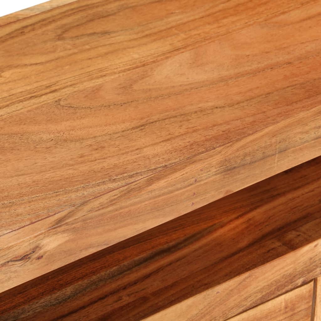 Tv-meubel 110x30x40 cm massief acaciahout is nu te koop bij PeponiXL, paradijselijk wonen!