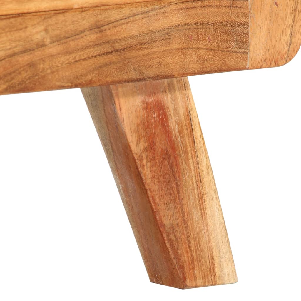 Tv-meubel 110x30x40 cm massief acaciahout is nu te koop bij PeponiXL, paradijselijk wonen!