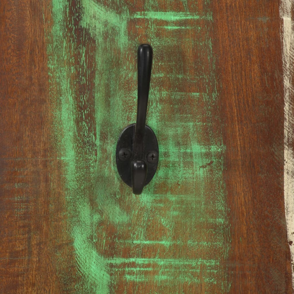 Wandkapstokken 2 st 36x3x110 cm massief gerecycled hout is nu te koop bij PeponiXL, paradijselijk wonen!