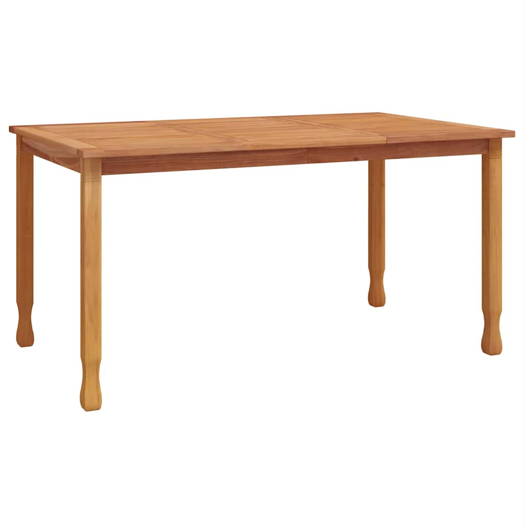 Tuintafel 150x90x75 cm massief teakhout is nu te koop bij PeponiXL, paradijselijk wonen!
