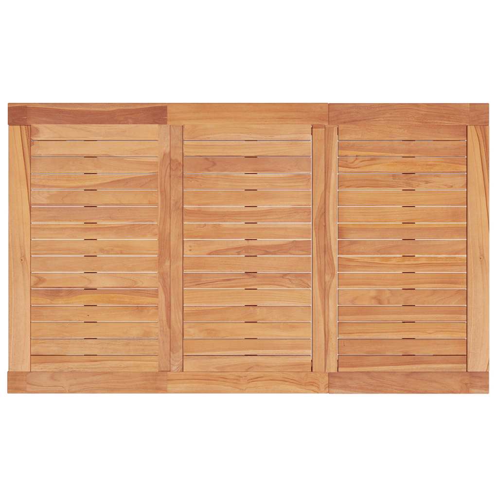 Tuintafel 150x90x75 cm massief teakhout is nu te koop bij PeponiXL, paradijselijk wonen!