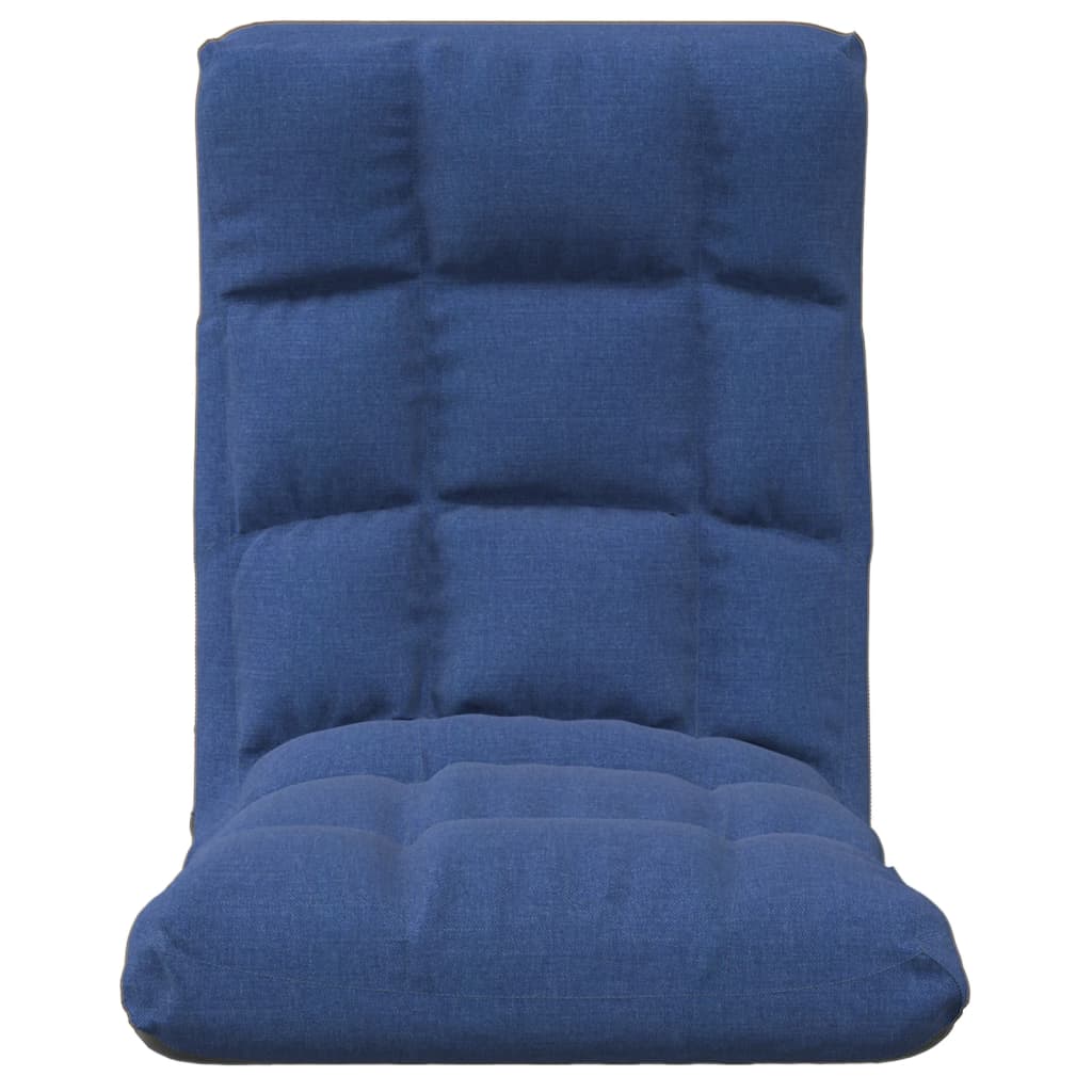 Vloerstoel inklapbaar stof blauw is nu te koop bij PeponiXL, paradijselijk wonen!