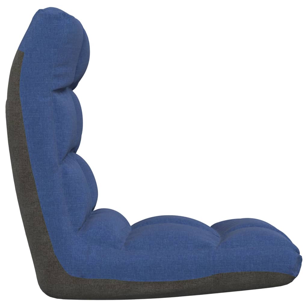 Vloerstoel inklapbaar stof blauw is nu te koop bij PeponiXL, paradijselijk wonen!