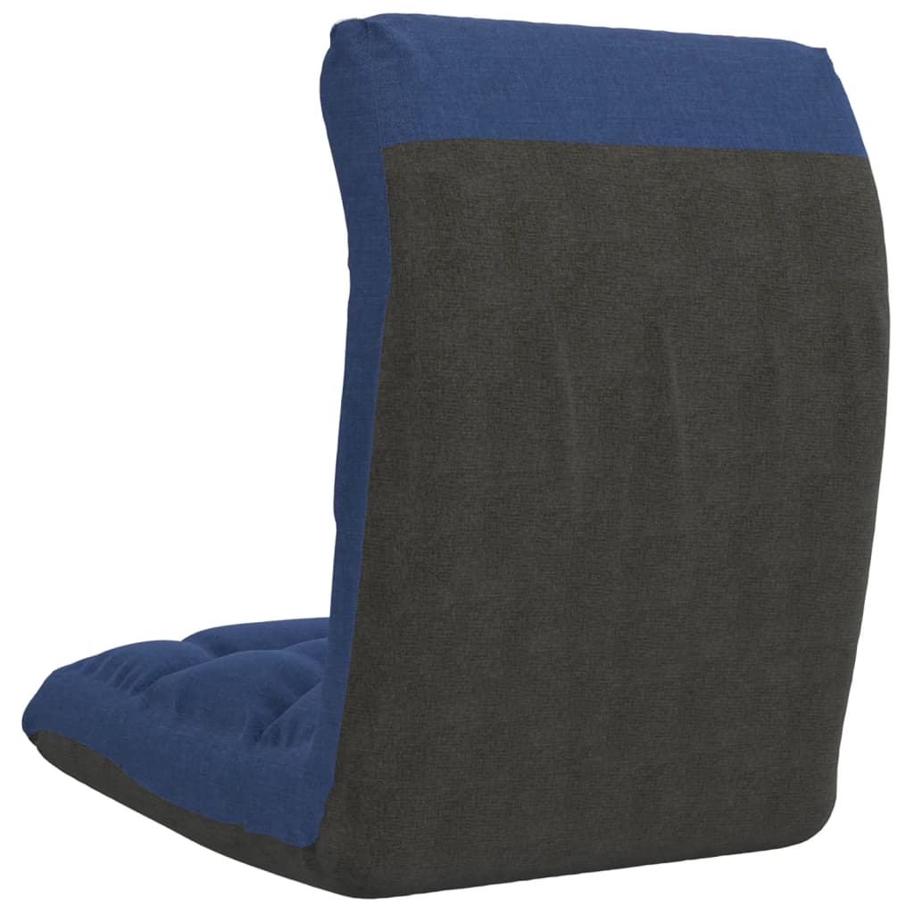 Vloerstoel inklapbaar stof blauw is nu te koop bij PeponiXL, paradijselijk wonen!