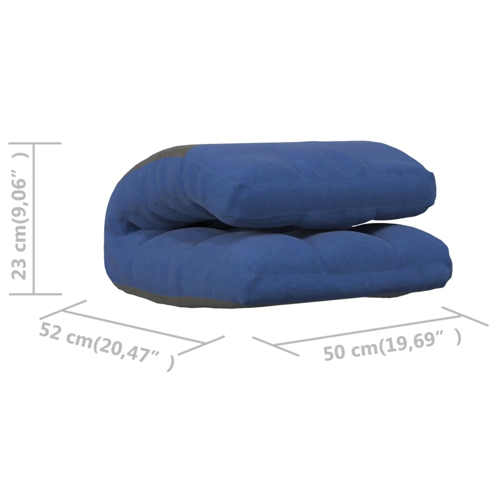 Vloerstoel inklapbaar stof blauw is nu te koop bij PeponiXL, paradijselijk wonen!