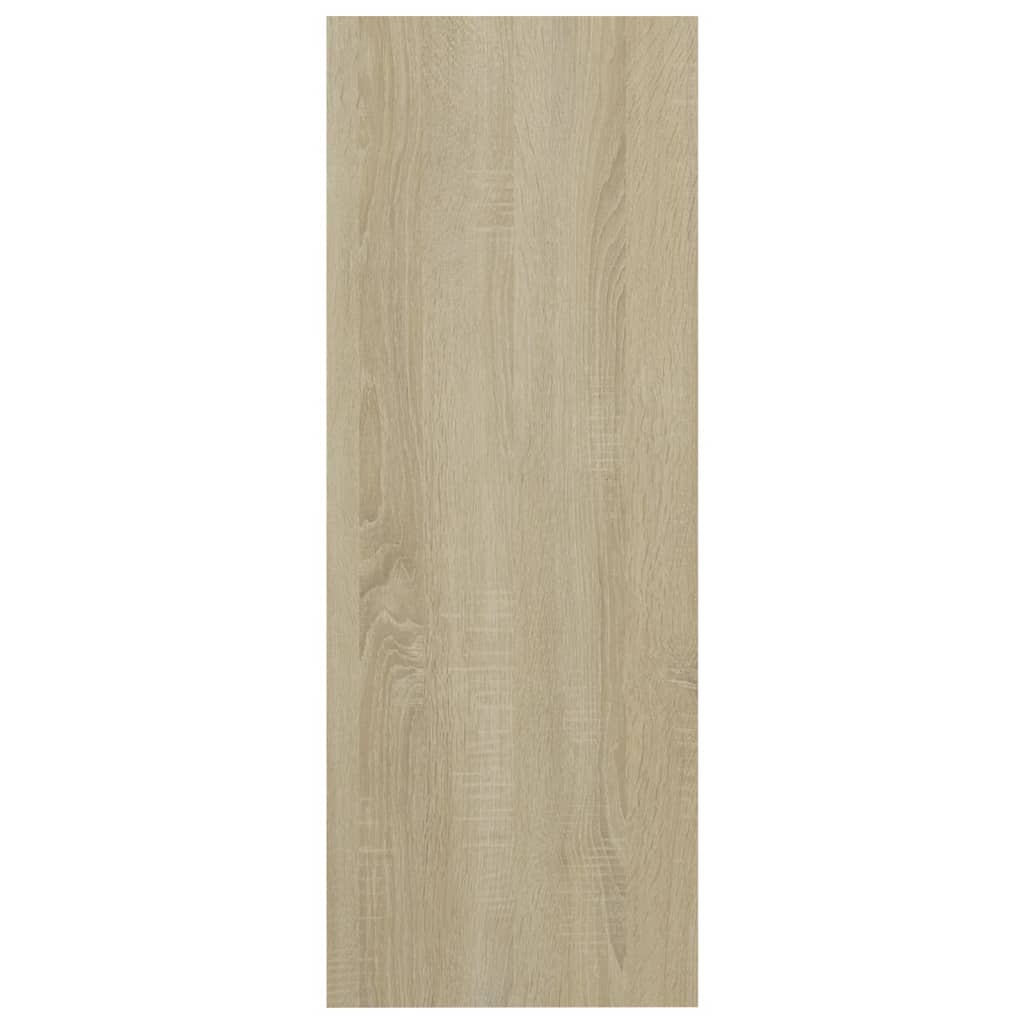 Wandtafel 78x30x80 cm bewerkt out sonoma eikenkleurig is nu te koop bij PeponiXL, paradijselijk wonen!