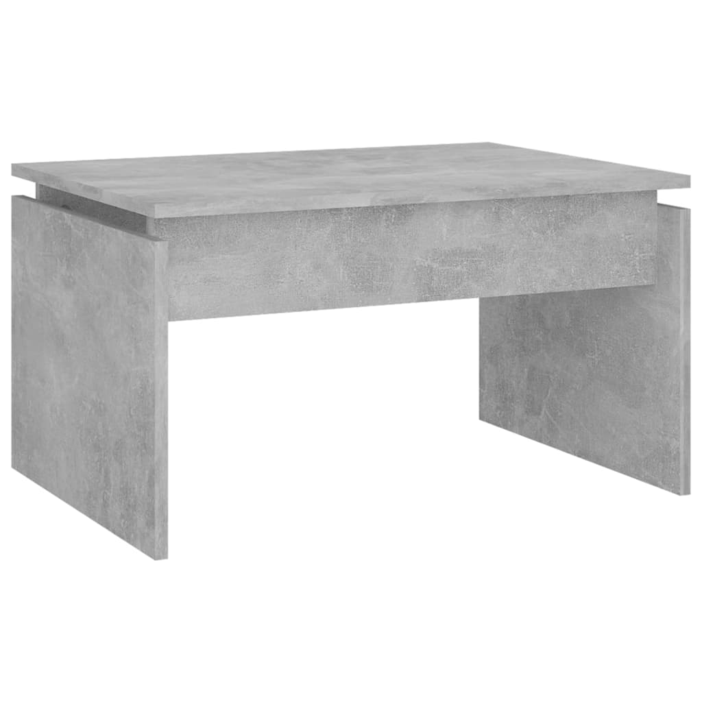 Salontafel 68x50x38 cm bewerkt hout betongrijs is nu te koop bij PeponiXL, paradijselijk wonen!