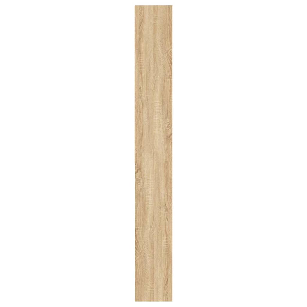 Wasmachinekast 64x24x190 cm wit en sonoma eikenkleurig is nu te koop bij PeponiXL, paradijselijk wonen!